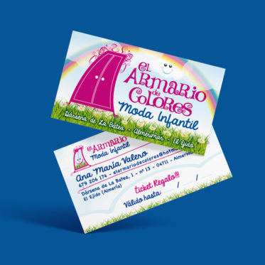 El Armario de Colores tarjetas de visita